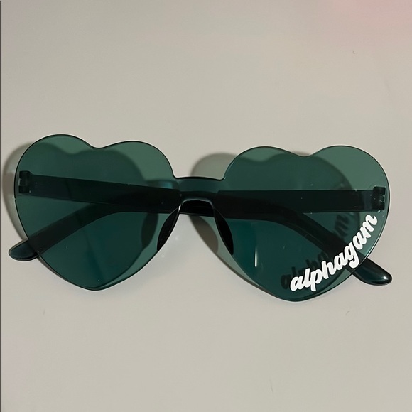 Accessories - Alpha Gamma Delta Heart-Shaped Sunglasses